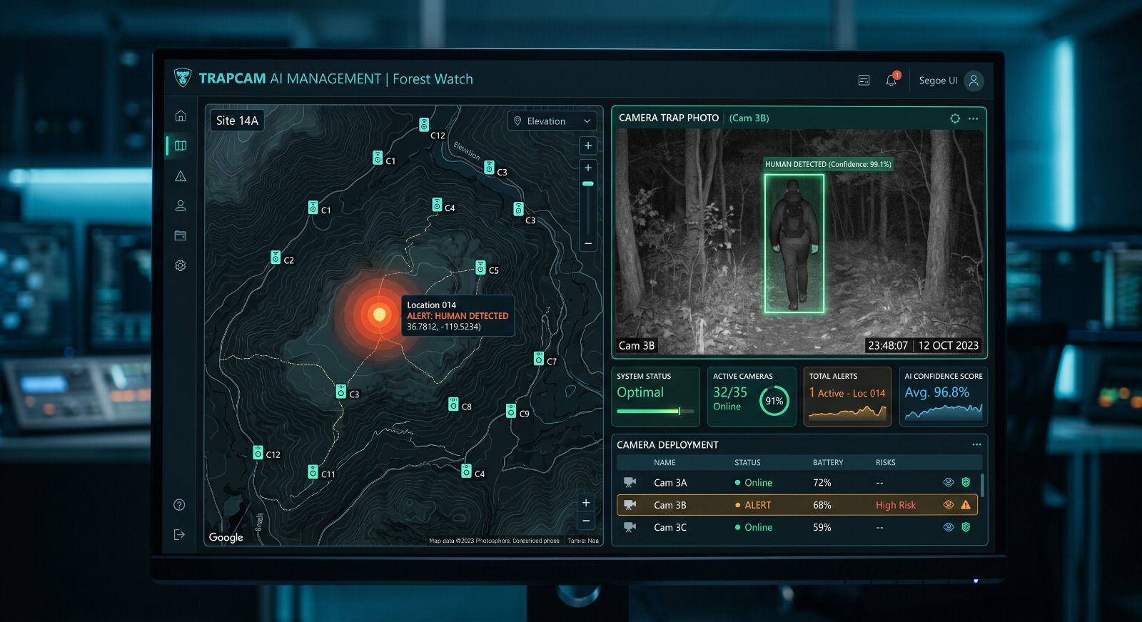 Vultureye AI TrapCam Management